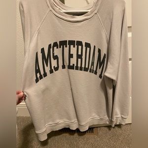 Vintage stone colored Amsterdam sweatshirt